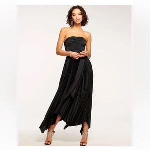 Ramy Brook Strapless Black Midi Dress (Fernanda in size 2)